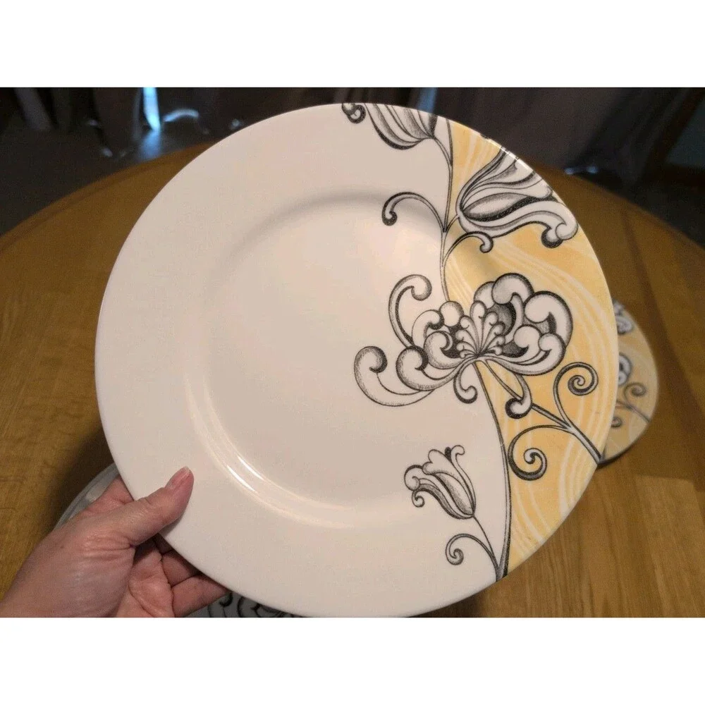 RARE Set of 4 Corelle Tango Dinner Plates 10 3/4
